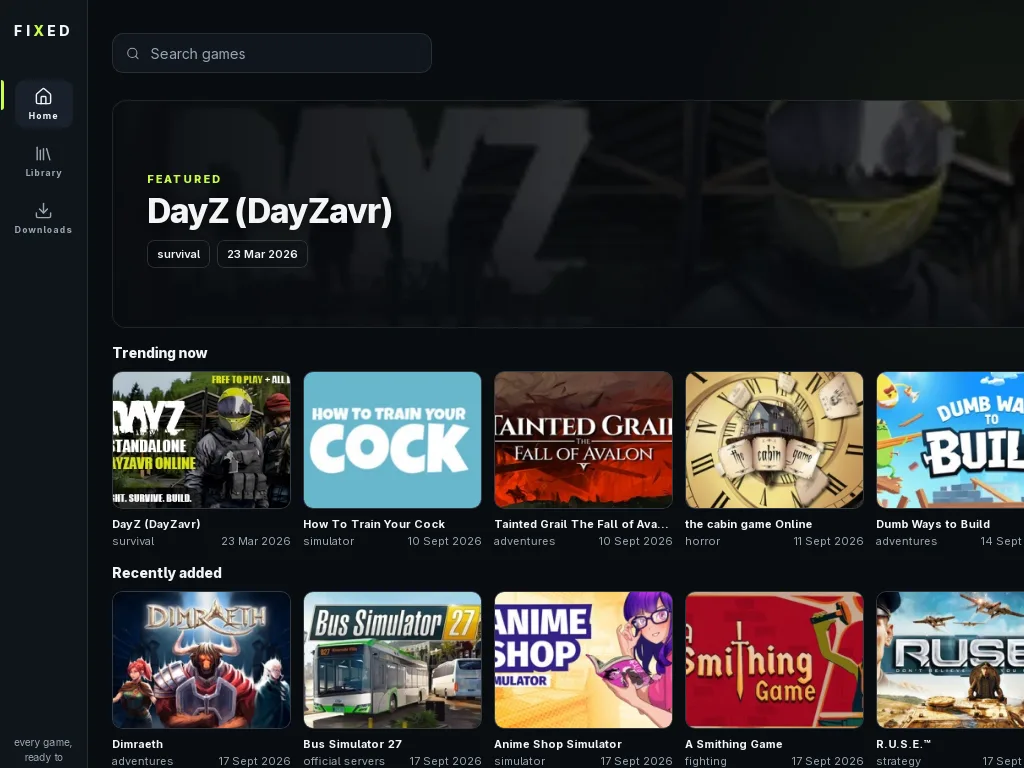 Downloads queue ready to play